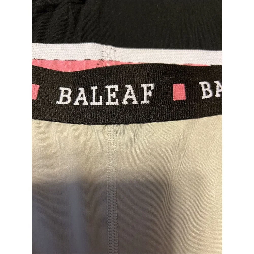 BALEAF Cycling Padded Shorts Mesh Road  Peleton High Waist Stretch‎ Large